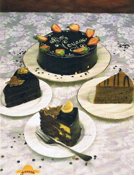 Chocolate gateau cake